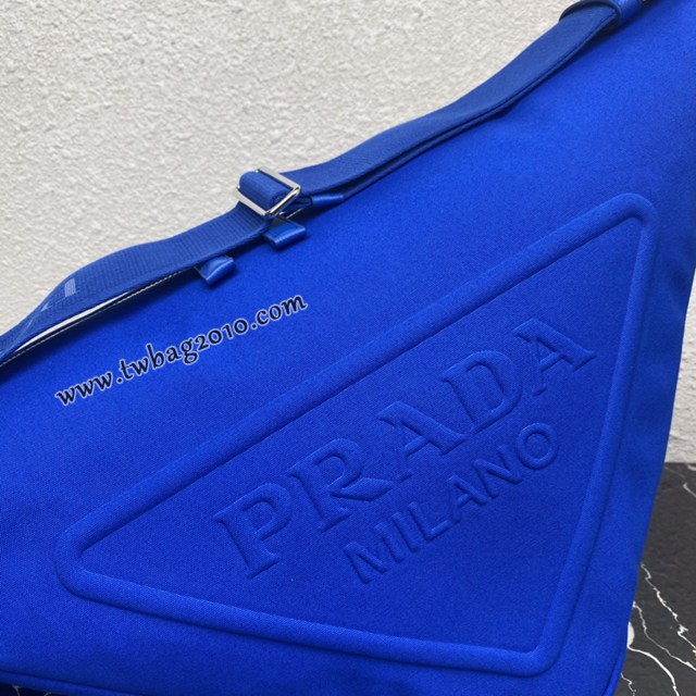 Prada專櫃新款帆布大三角包 2VY007 普拉達三角形帆布斜挎包 csp1085